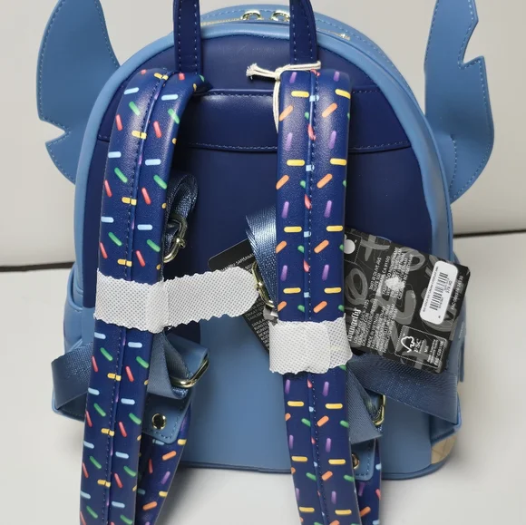 Loungefly Disney Lilo & Stitch Ice Cream Stitch Figural Mini Backpack New - Picture 5 of 10